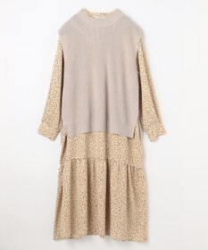 ANY 【セットアイテム】ニットベスト×ワンピース SET