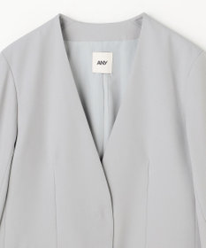 ANY L イージーケアライトストレッチノーカラージャケット