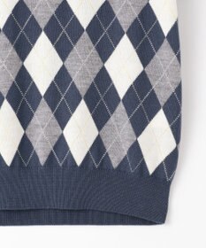 J.PRESS LADIES 【洗える】アーガイル ツイン ニット