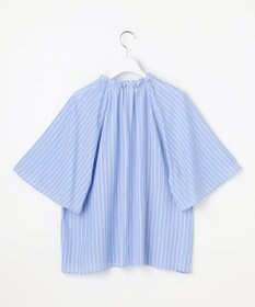 自由区 S リヨセルポプリンフリル ブラウス