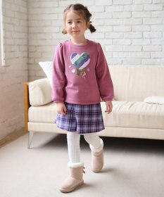 ANY KIDS 裏シャギーミラクルスパンコールトレーナー