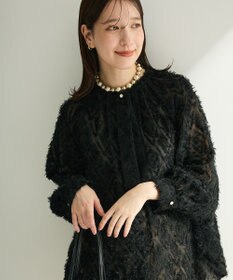 Green Parks Ｏ．フサフサ２ｗａｙボウタイブラウス