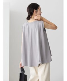 AMERICAN HOLIC 接触冷感バックフレアノースリーブプルオーバー