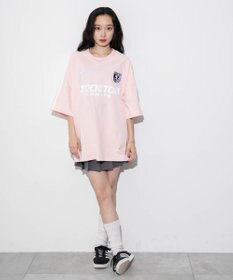 WEGO 【ユニセックス着用ITEM/手洗い可/MLサイズ】ラインゲームロゴT