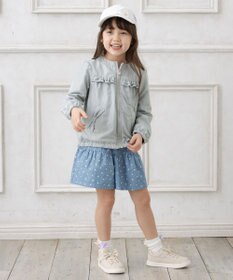 ANY KIDS 総柄フリル キュロット