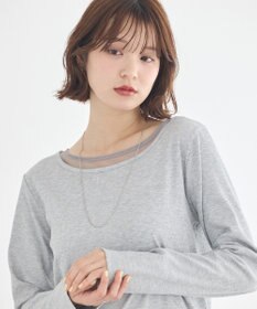 earth music&ecology レイヤード風テレコプルオーバー