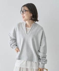Green Parks ＳＥＴ２点　深Ｖネック裏毛＋プルオーバー