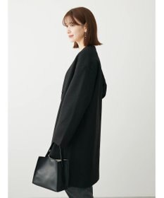 Green Parks 洗えるＶネックミディ丈コート