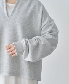 Green Parks ＳＥＴ２点　深Ｖネック裏毛＋プルオーバー