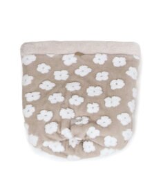 PET PARADISE ペットパラダイス ボア 寝袋 筒形 《お花柄》 S 超小型犬