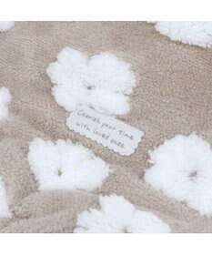 PET PARADISE ペットパラダイス ボア 寝袋 筒形 《お花柄》 S 超小型犬