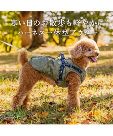 PET PARADISE J.PRESS  アウターハーネス オニオンシームステッチ 《カーキ》 小型犬