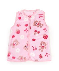 Mother garden マザーガーデン くまちゃん柄 ふわふわ あったか キッズ スリーパー  100cm～120cm / 120cm～140cm