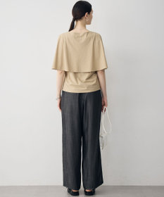 ICB L 【WEB限定カラーあり】マットスキューバ ケープデザインカットソー