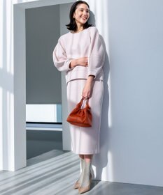 組曲 【WEB限定】ストレッチダンボール タイトスカート