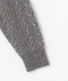 自由区 S 【SHIHOさん着用】ラメフォックスケーブル ニット