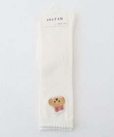 ANY KIDS ハイソックス（アニマル サガラ刺繍）