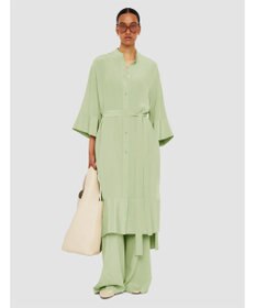 JOSEPH クレープ ド ソワ　ミディドレス