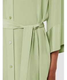 JOSEPH クレープ ド ソワ　ミディドレス