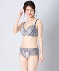 Wing ブラジャー Wing Lesiage バストを小さく見せる 脇すっきり フルカップブラ 【6000シリーズ】 小さく見せるブラ PB6001 ウイング／ワコール