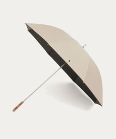 MOONBAT 【WEB限定/遮光率100%/遮熱/UV】POLO RALPH LAUREN（ポロ ラルフローレン）晴雨兼用日傘 無地 オーバーロック刺繍 長傘