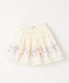 ANY KIDS フラワー ブーケ プリント スカパン