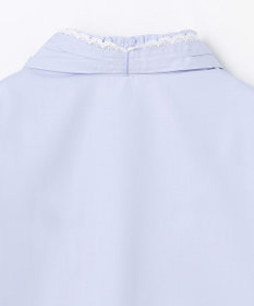 組曲 KIDS 【150-170㎝】 レースリボンタイブラウス