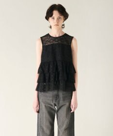 GRACE CONTINENTAL レースギャザートップ