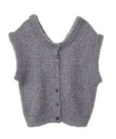 earth music&ecology ファンシーヤーンベスト