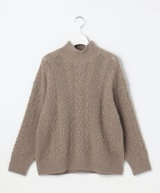 自由区 S 【SHIHOさん着用】ラメフォックスケーブル ニット