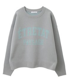 Green Parks ロゴラメニットプルオーバー