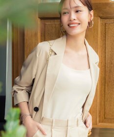 Wing カップ付きキャミソール 綿混(身生地部) ラク きれいなバストシルエット 【シンクロブラトップ 綿混タイプ】 ブラトップ ET1032 ウイング／ワコール