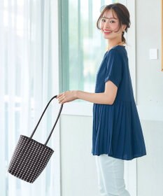 Tiaclasse メルカドウーヴンバッグ