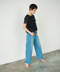 GRACE CONTINENTAL ビジューチュールトップ