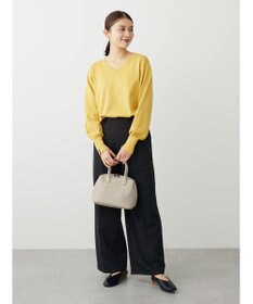 Green Parks アルガンオイル配合　Ｖネックプルオーバー