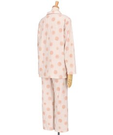 Wing パジャマ 綿100%(本体肌側) あったか 3Lまで対応 大きいサイズ 長袖 長ズボン 冬 レディース EP5075 ウイング／ワコール