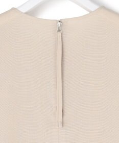 ICB L 【先行予約】 ドライアセテートスラブ フレンチスリーブワンピース