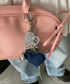 WEGO デニムモチーフセットキーホルダー