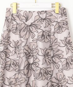 ANY SIS S 【洗える】Nobleエンブロイダリー スカート