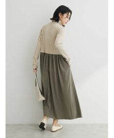 Green Parks ・ＳＵＧＡＲ　ＳＰＯＯＮ　ハイネックギャザーワンピース