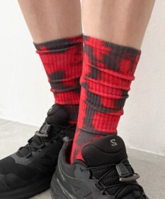 WEGO タイダイプリントソックス