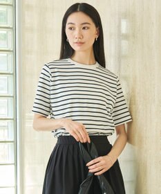 UNFILO BEAUTYFORM-Tコットン ベーシックTシャツ ボーダー