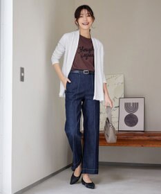 Tiaclasse 【洗える】立体刺繍ロゴTシャツカットソー