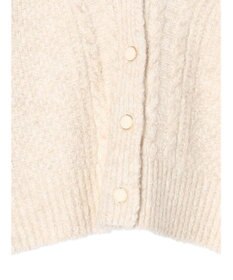 earth music&ecology ラメスラブニットカーディガン