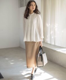 組曲 リヨセルシャーティングペプラム ブラウス