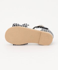 ANY KIDS パール フリル サンダル