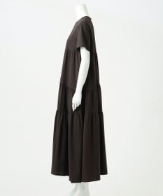 23区 【R(アール)】プレミアムコットンジャージー ティアードワンピース