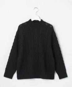 自由区 S 【SHIHOさん着用】ラメフォックスケーブル ニット