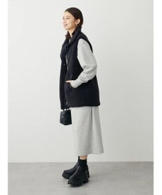 Green Parks ボアミドル丈ベスト