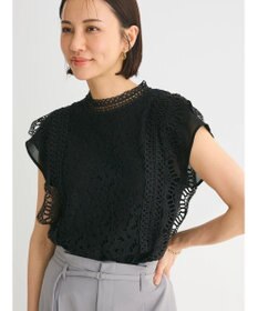 Green Parks ・Ｐｅｔｉｔ　Ｆｌｅｕｒ　フレンチレーシ－ブラウス